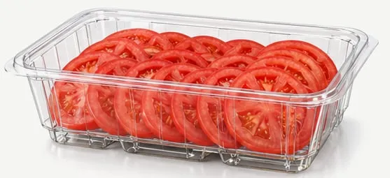 Food service produce in an Infinity tray