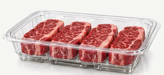 Red meat in an Infinity tray